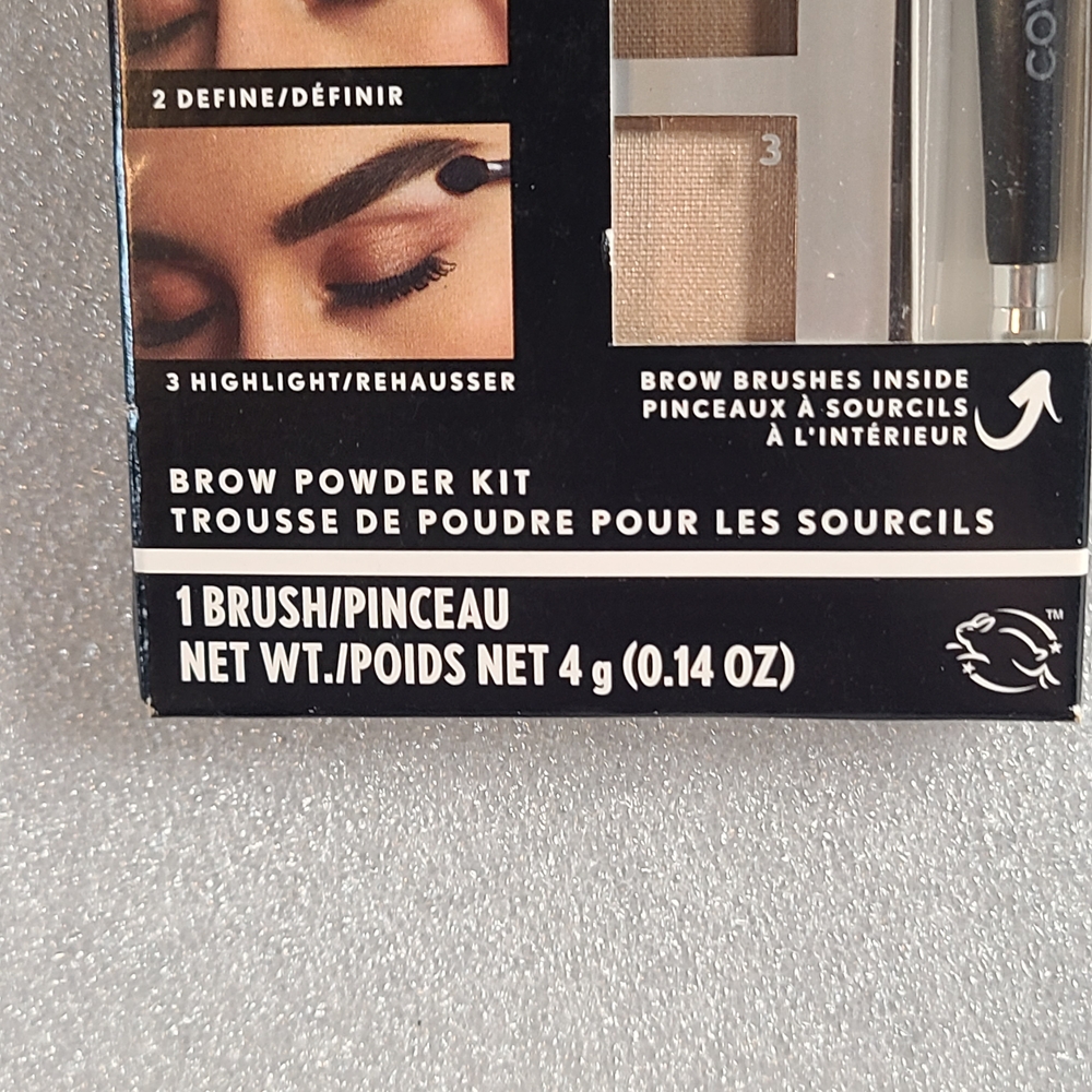 COVERGIRL Easy Breezy Brow Powder Kit - Rich Brown NIB 4 G/.14 Oz - Picture 3 of 9